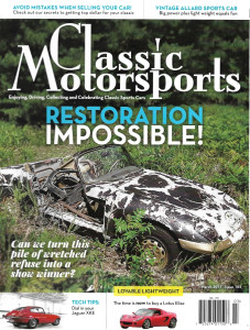 CLASSIC MOTORSPORTS 2017 MAR - LOTUS ELAN RESCUE, BROCK YATES, JAGUAR XKSS